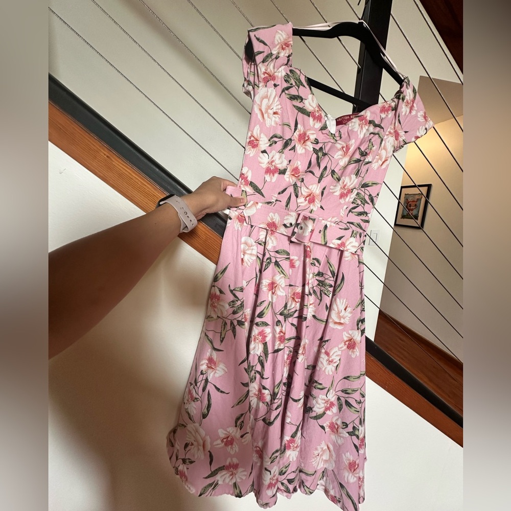 British Retro ‘Dee Dee’ Vintage Style Full Circle Dress